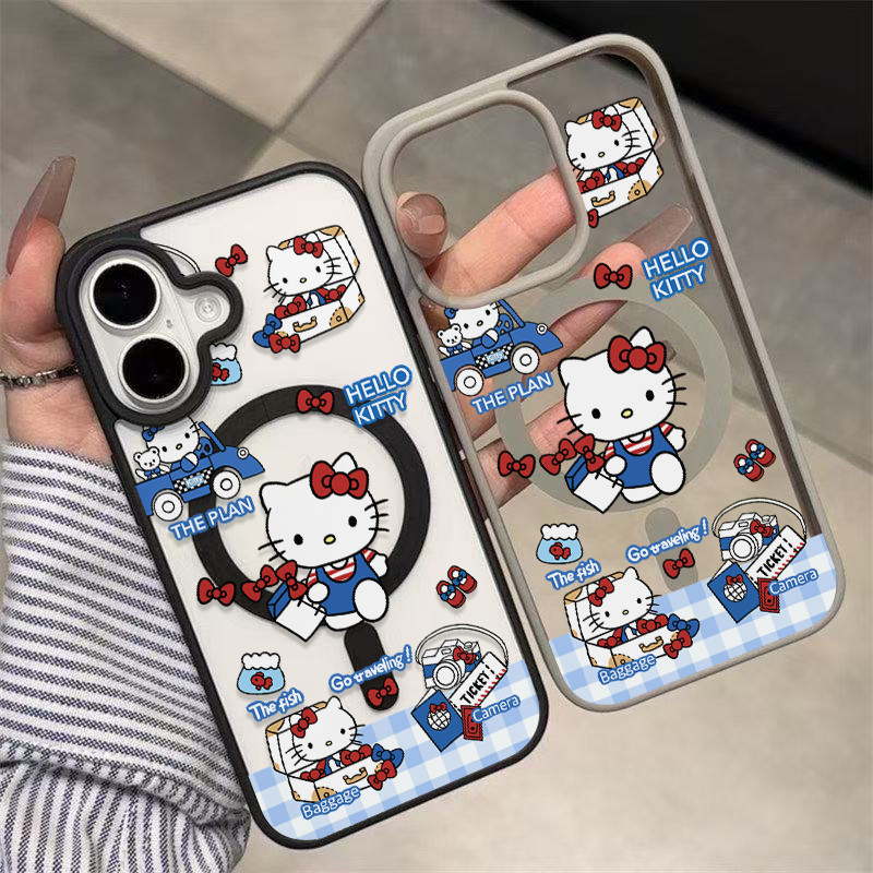 แม่เหล็ก เคสใสกันกระแทกน่ารัก IPhone17 Air 11 12 13 14 15 16 17 PROMAX 17 16 15Pro 16 15 14PLUS 8 7Plus XR X XS XSMAX