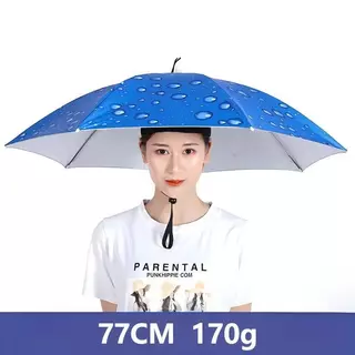 ร่มหมวกกันแดด 2 in 1 แฟชั่น ตกปลา ทำงานสวน กันUV กันฝน ปีกกว้าง สบายกระชับ ไม่ปวดศีรษะ ปล่อยมือทั้งสองข้าง