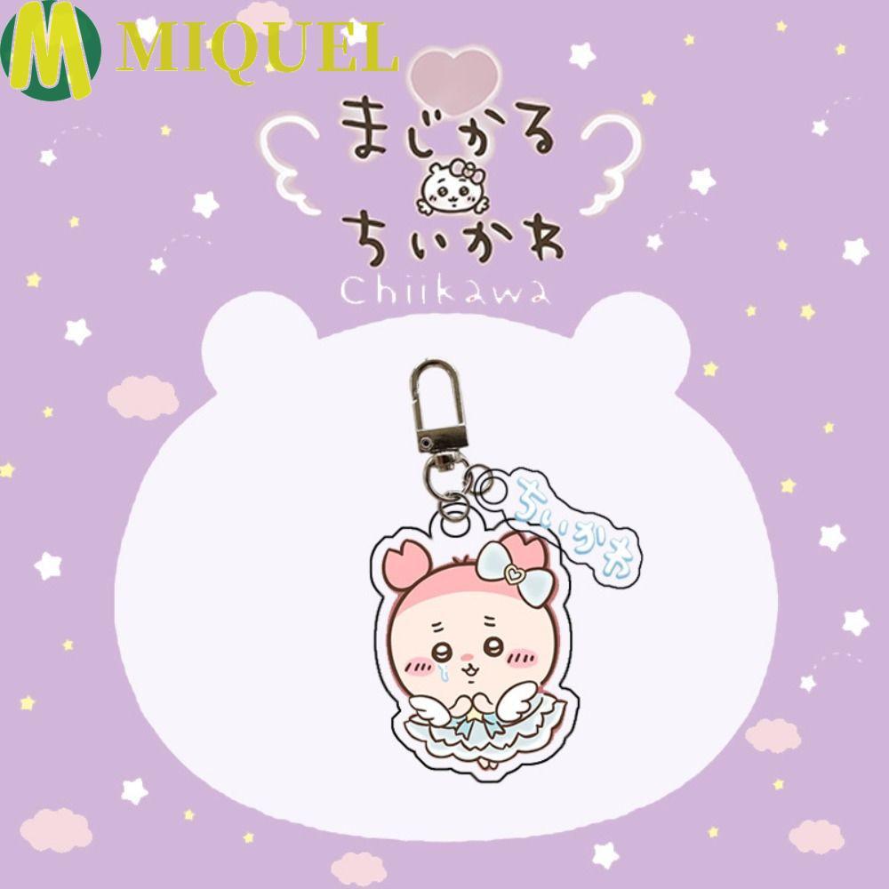 MIQUELZA Chiikawa จี้, Momonga Rakko อะนิเมะ Chiikawa พวงกุญแจ, แฟชั่น Kyoto การ์ตูนอะคริลิค Hachiwa