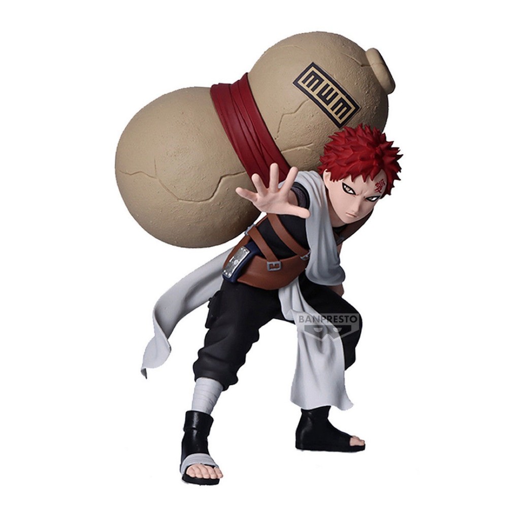 โรงงานแว่นตา Bandai Naruto VS Gaara Sasuke Static Scenery Figure ประมาณ 12-14 ซม.
