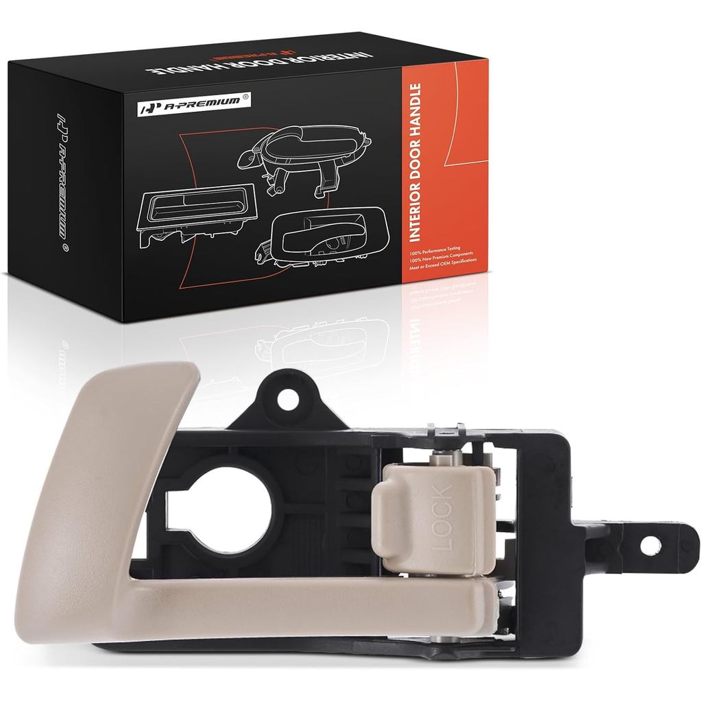 A-Premium มือจับประตูภายในด้านหน้าหรือด้านหลังซ้ายรองรับ Hyundai Santa Fe 2007-2012 สีเบจ เปลี่ยน# 8
