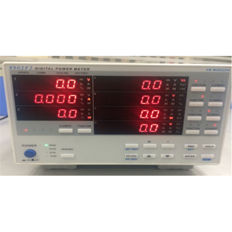 ชิงเต่า Qingzhi 89002F2 AC DC สามขั้วพลังงานพารามิเตอร์เครื่องวัดพลังงานสามขั้ว