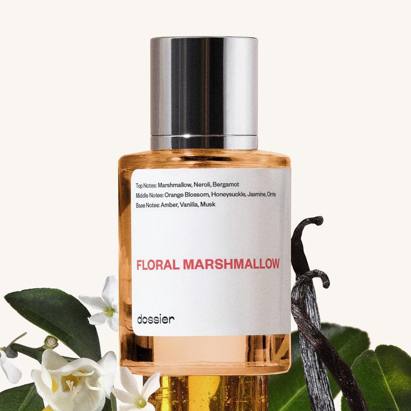 Floral Marshmallow, Dossier, น้ําหอมผู้หญิง, Eau de Parfum, 50ml, Marshmallow, Neroli, Jasmine, Orri