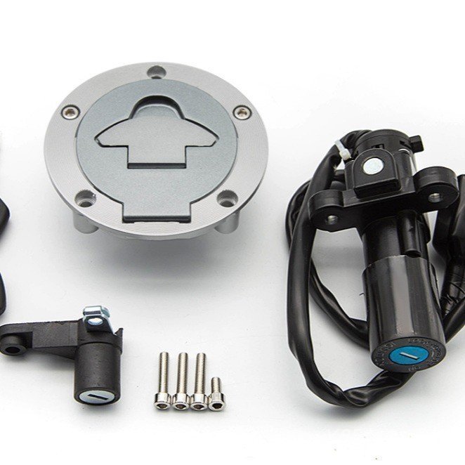 ฝาครอบรถจักรยานยนต์ล็อค YZF-R25 ฝาครอบถังน้ํามันเชื้อเพลิง Yamaha R3/เหมาะสําหรับล็อคประตูไฟฟ้า MV2E