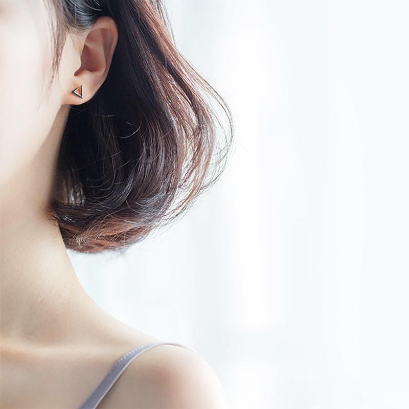 Prism Earrings ต่างหูเงินแท้ S925 [MERCELO] - รูปที่ 4