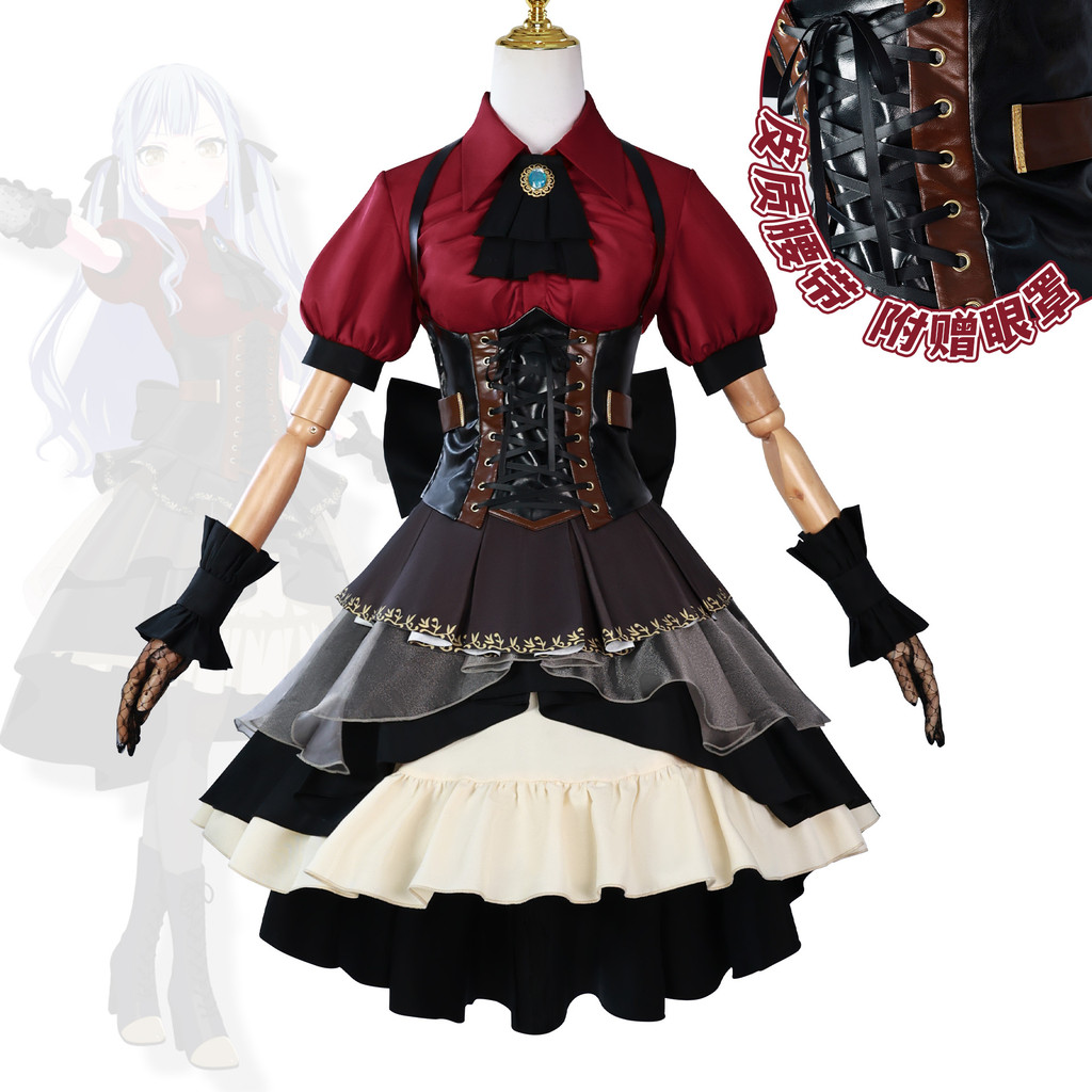 เสื้อผ้าCosplay Toyokawa Shoko สไตล์สองมิติอะนิเมะสำหรับการแสดงเวที