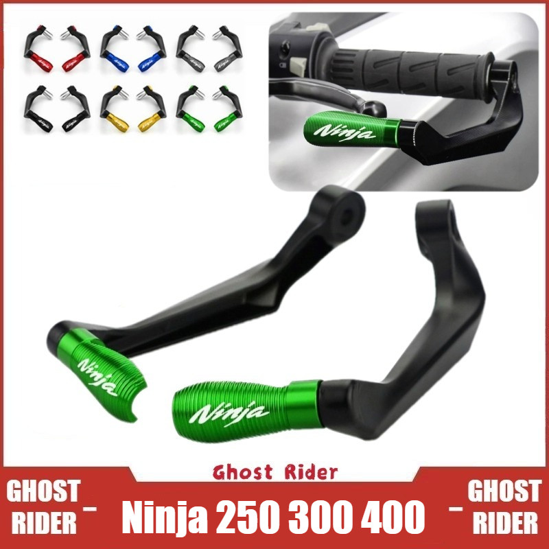 สำหรับ Kawasaki Ninja 250 / Ninja 300 / Ninja 400 รถจักรยานยนต์ CNC แฮนด์จับยาม เบรกและคลัทช์คันโยก 7/8 นิ้ว (22 มม.) ป้องกัน