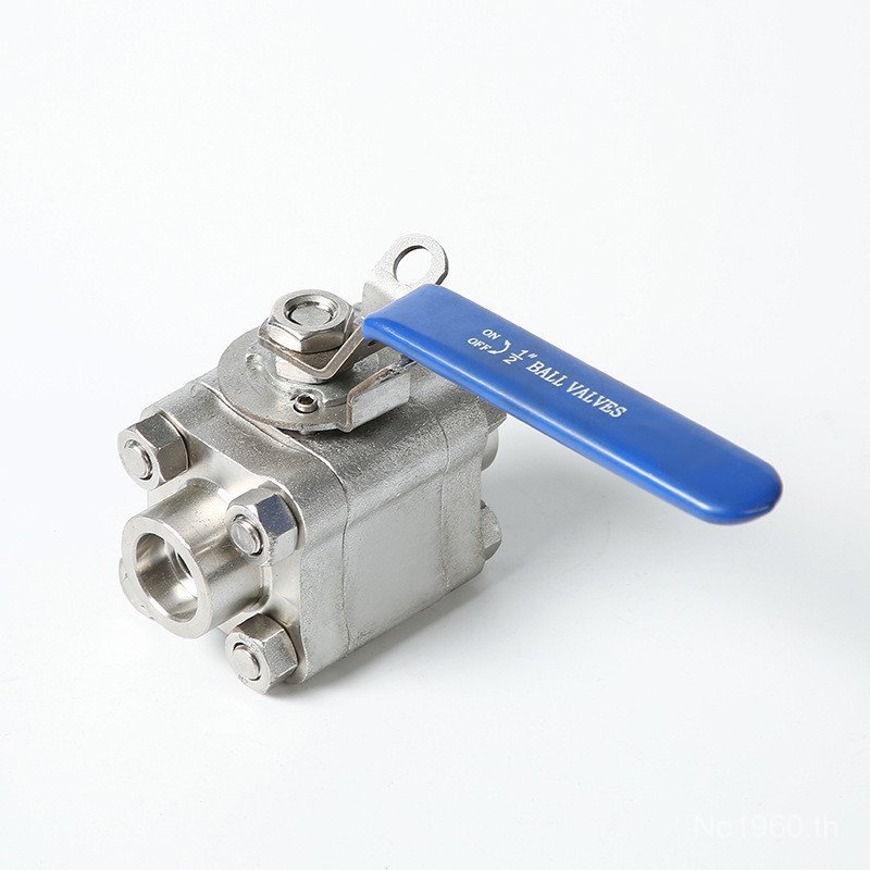 เหล็กดัด Q11 สามชิ้นพร้อมตัวล็อคสแตนเลส/61F-800LBP F304 วาล์วบอลวาล์ว EDOY