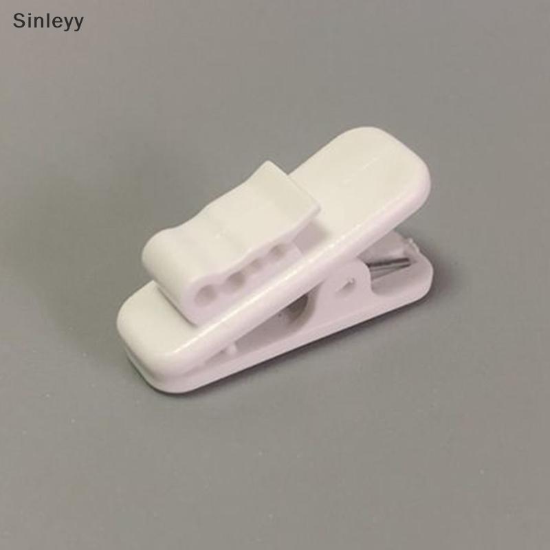 NLE 10 ชิ้นสายไฟ CLAMP ชุดหูฟัง CLAMP คลิปคอหมุน Clamps หูฟังคลิปสายหูฟัง Winder อุปกรณ์เสริม N