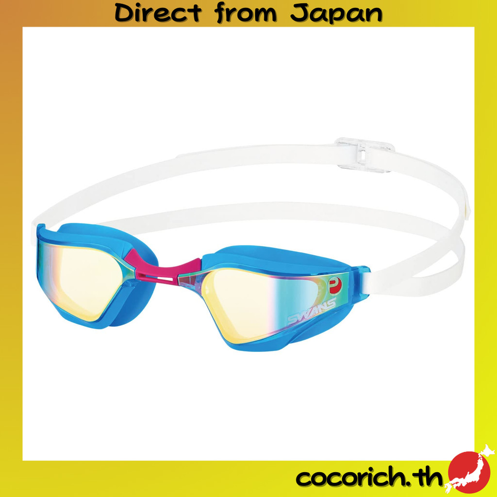 SWANS ญี่ปุ่นผลิต สายตัดใกล้ VALKYRIE SR-72MPAFAB SBRU เลนส์โค้ง มองกว้าง ป้องกันน้ำค้างด้วยแผ่นป้องกัน Fog แท้ Fina รับรอง น้ำหนักเบาและทนทาน เหมาะสำหรับนักว่ายน้ำมืออาชีพ  【ส่งตรงจากญี่ปุ่น】