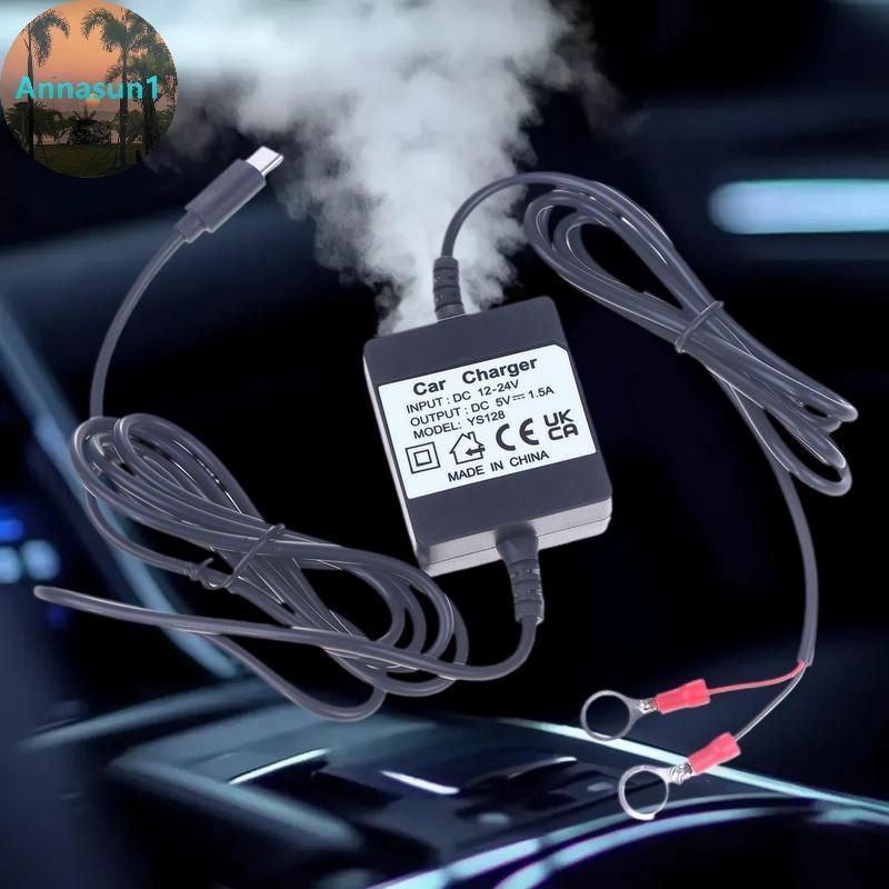 Annasun 1/2/3PCS GPS Tracker Charger ประเภท C สําหรับ TK905 TK915 TK905B Charger รถสําหรับ TK102B แล