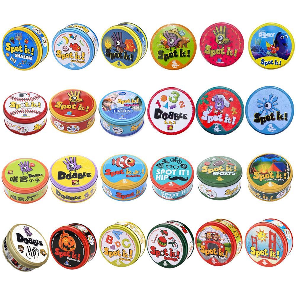 Tabao Kid Spot it Discover it Find Your Sister Dobble Dobble Childrens Educational Card Game ข้อเสนอ