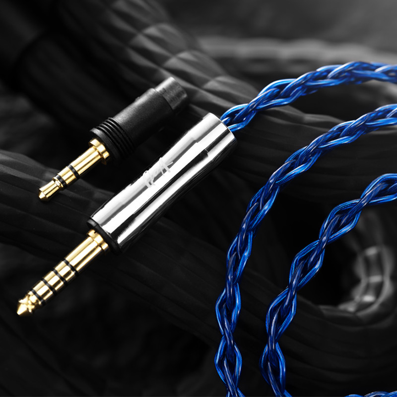 QOA MistyBlue 2DD 2BA Hybrid Hifi Music Monitor สตูดิโอ Audiophiles In Ear หูฟังแบบมีสายหูฟังแบรนด์ร่วมโดย Blue Well Ai Lu ราคา ถูกที่สุด ดีลบีเคเค แกลเลอรีภาพที่ 2