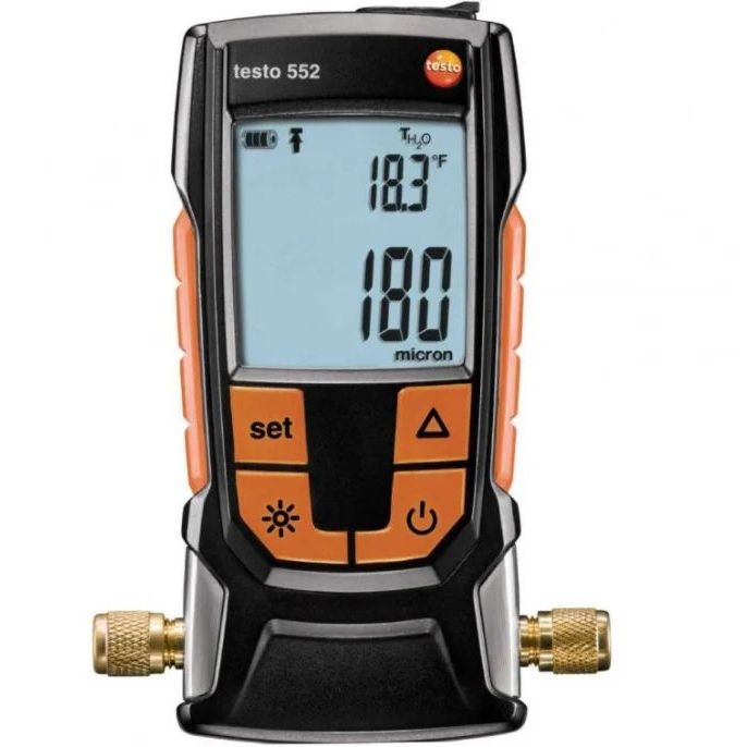 ยี่ห้อใหม่ Testo 552 Digital Vacuum / Micron Gauge พร้อม Bluetooth พร้อม