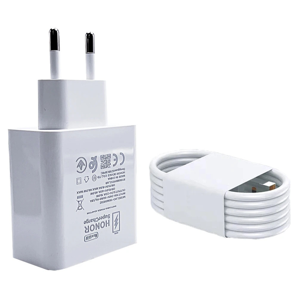 Honor 66w Super Fast Charger สําหรับ Honor X9 X40 X30 X20 90 80 70 60 50 Pro Se Magic Vs พับ V2 3 4 