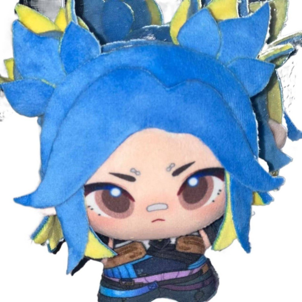 2025 Valorant Neon ตุ๊กตาผ้าฝ้ายทําด้วยมือ Nueu Attibute Chibi 10 ซม.ตุ๊กตานุ่ม Gaming ของขวัญสะสม - รูปที่ 3