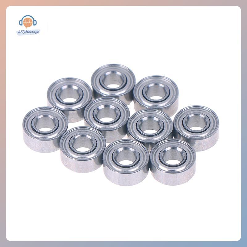 AFl 10pcs 683ZZ 3*7*3 มม.แบริ่งขนาดเล็ก Chrome เหล็ก 683 ZZ 2Z 683Z ภายใน Bore 3 มม.ขนาดเล็ก Deep Gr