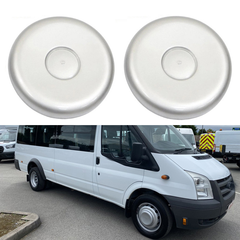 2 ชิ้นสําหรับ Ford Transit Mk6 Mk7 Mk8 ล้อหน้าCentre Caps Trims ล้อหลังคู่ 1573029 YC15-1130-DD