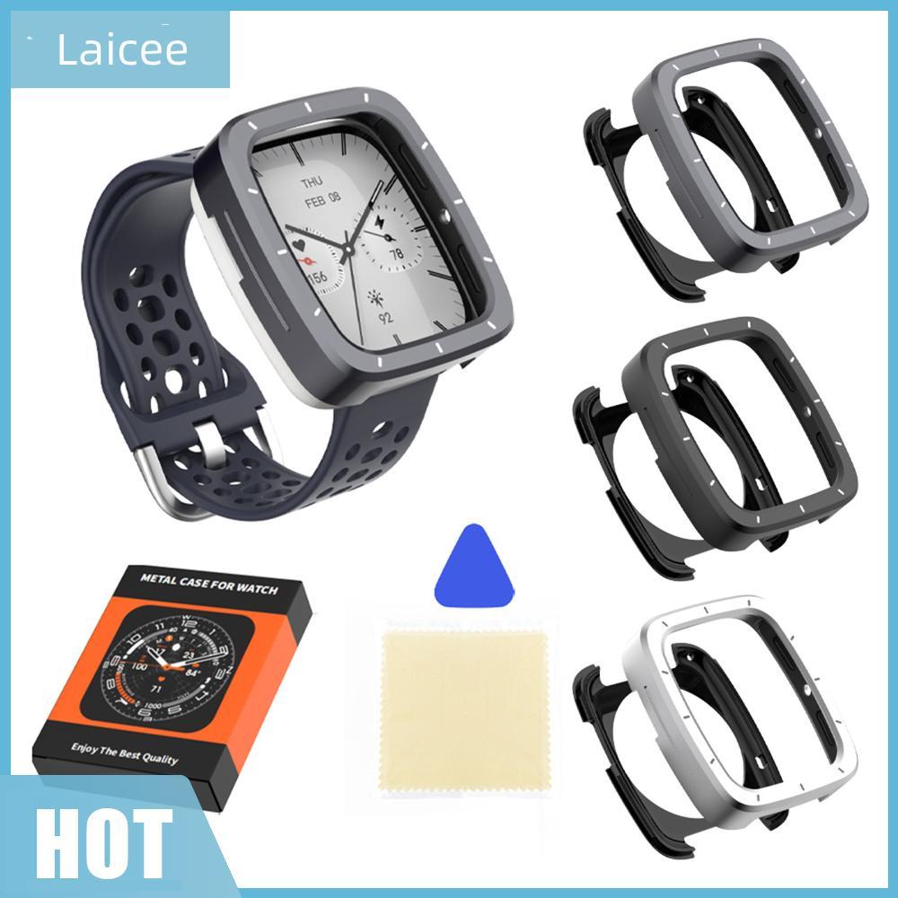[Laicee.th] เคสโลหะ TPU ฝาหลังนาฬิกาฝาครอบป้องกันกรอบเคสกันชนสําหรับ Amazfit Active 2 Square Smartwatch