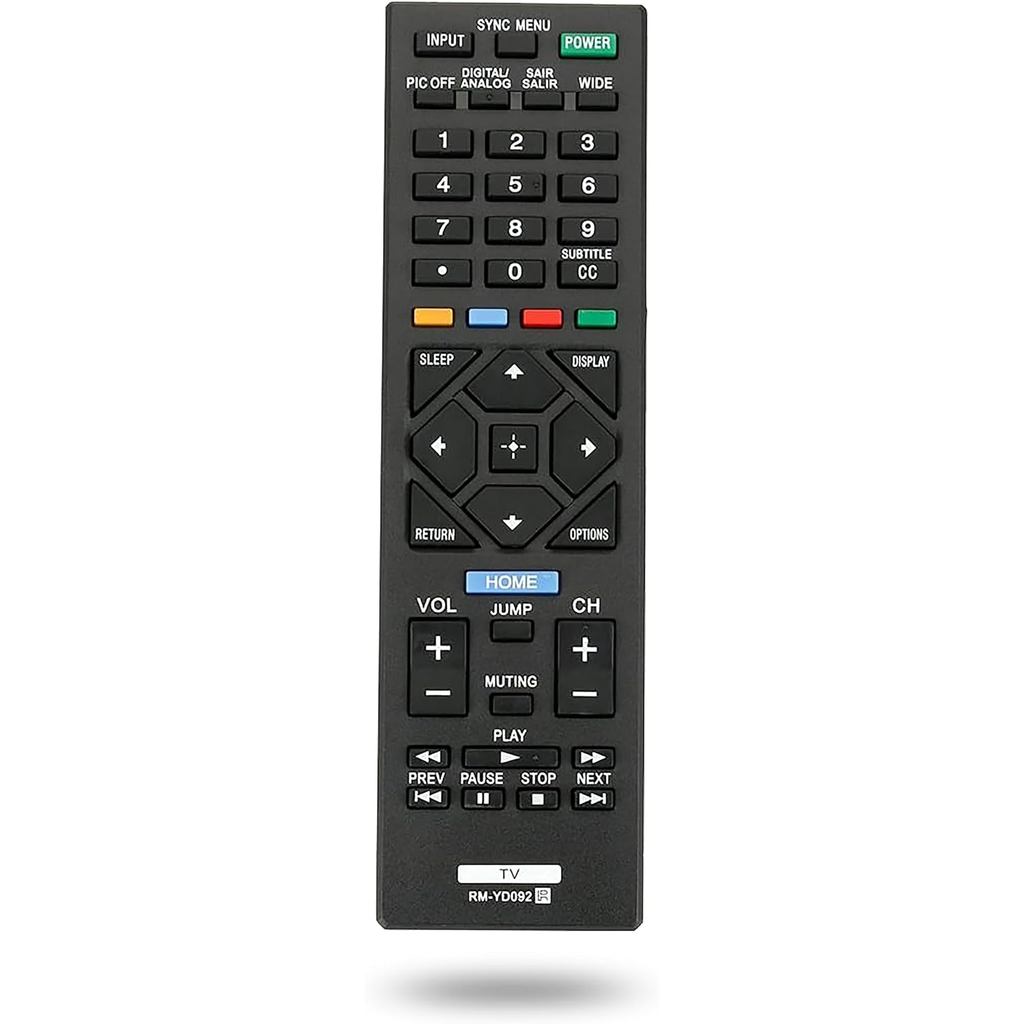RM-YD092 เปลี่ยนรีโมทคอนโทรลสําหรับ Sony LCD LED HDTV TV 32R400A KDL-32R300B KDL-32R300C KDL-40R450A