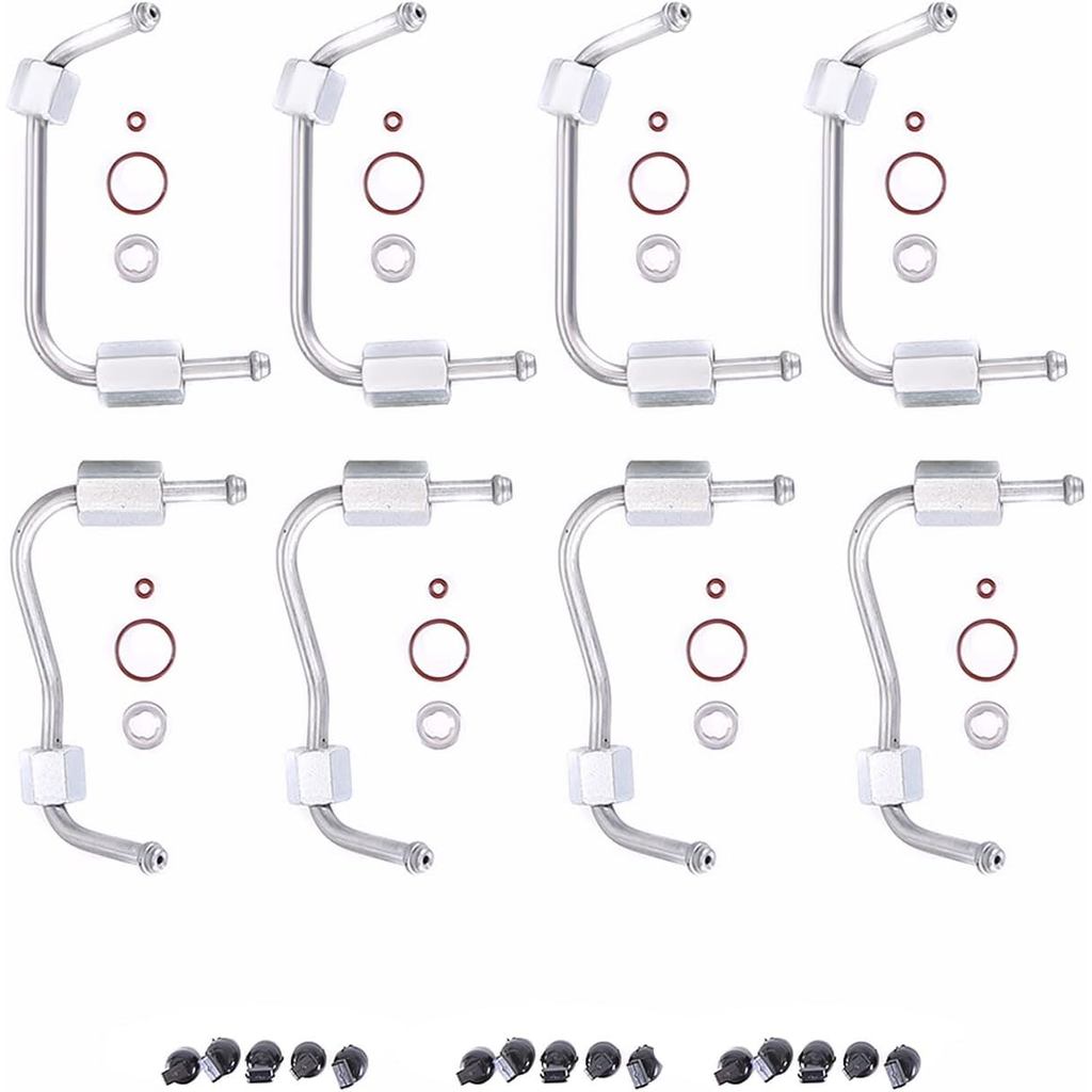 ชุดสายหัวฉีดน้ํามันเชื้อเพลิงและซีล | เข้ากันได้กับ Super Duty | 6.7L พาวเวอร์สโตรก F250 F350 F450 F
