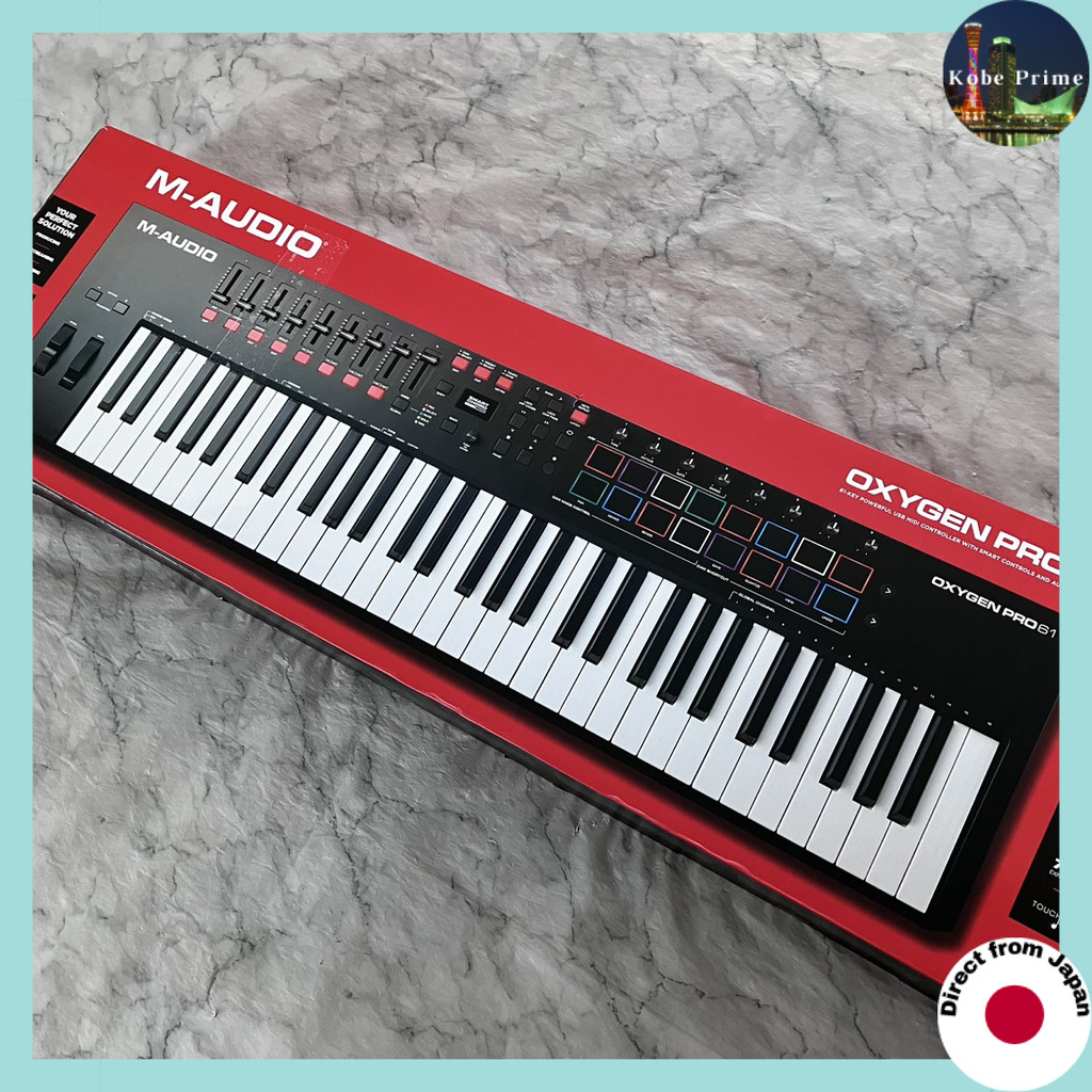 M-Audio USB MIDI Keyboard Controller with Velocity-Sensitive Pads and Native Instruments Sound Packa