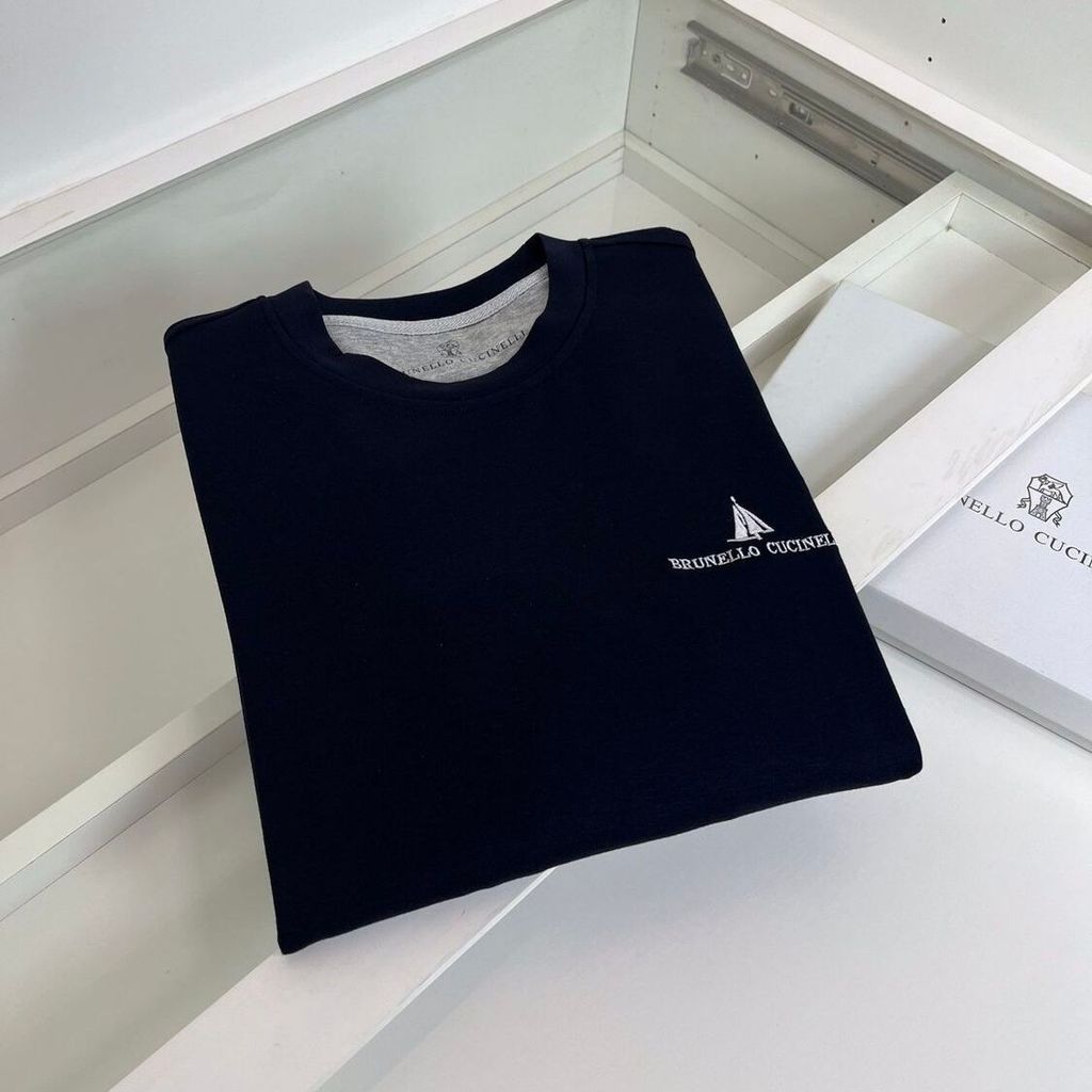 QC3J Italy BC Men's Clothing Old Money Style Autumn Winter New Modal Business Casual Simple Comforta