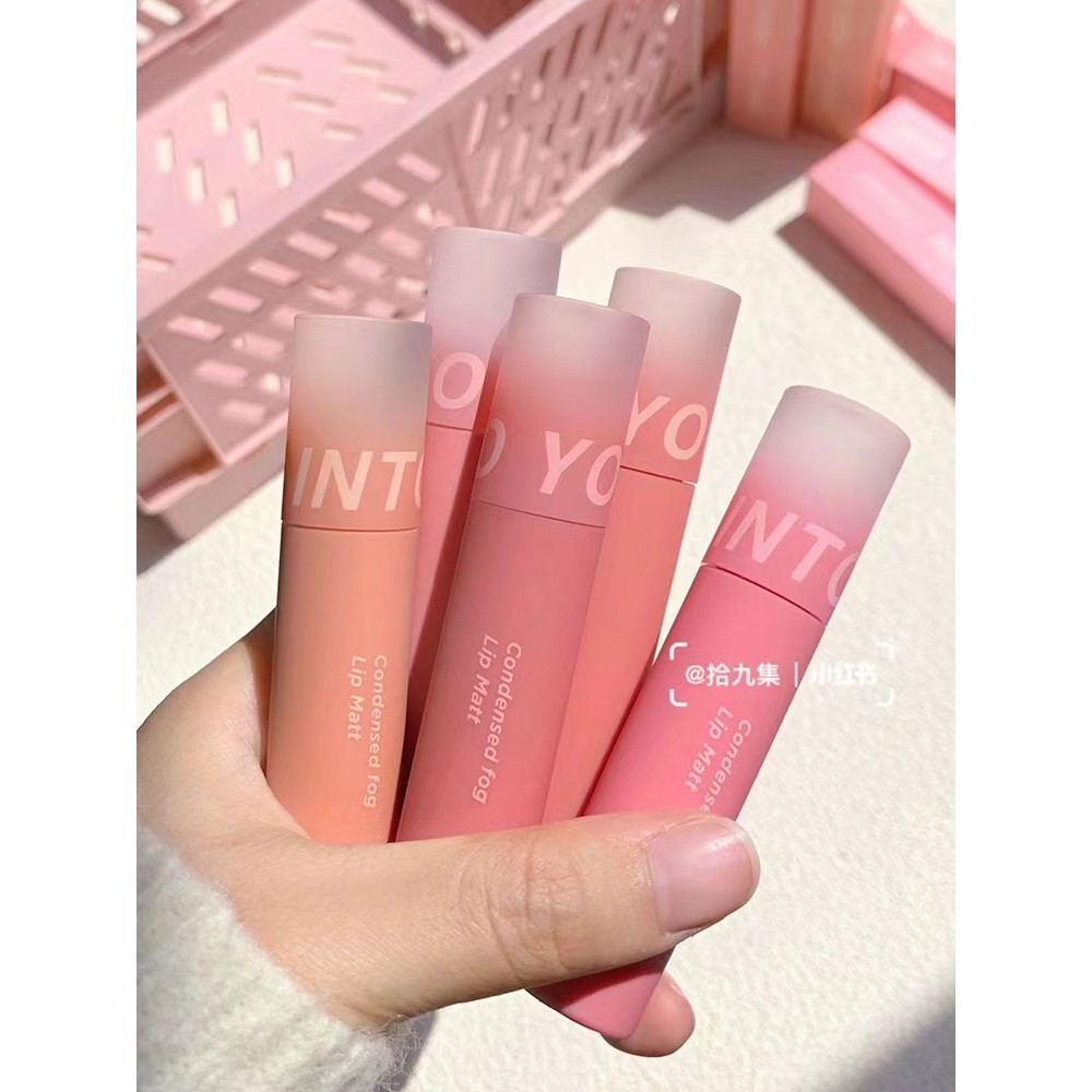 ลิปสติก lipstick Intoyou Condensed Mist Lip Glaze ลิปสติก Matte C02 Velvet C04 Lasting C03intuyou In