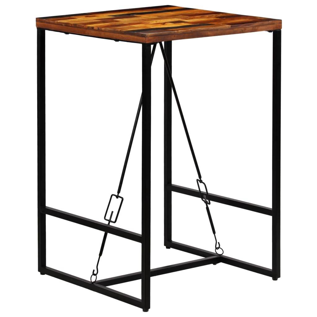 Vidaxl Bar Table ไม้ Reclaimed 27.6"x27.6"x41.7
