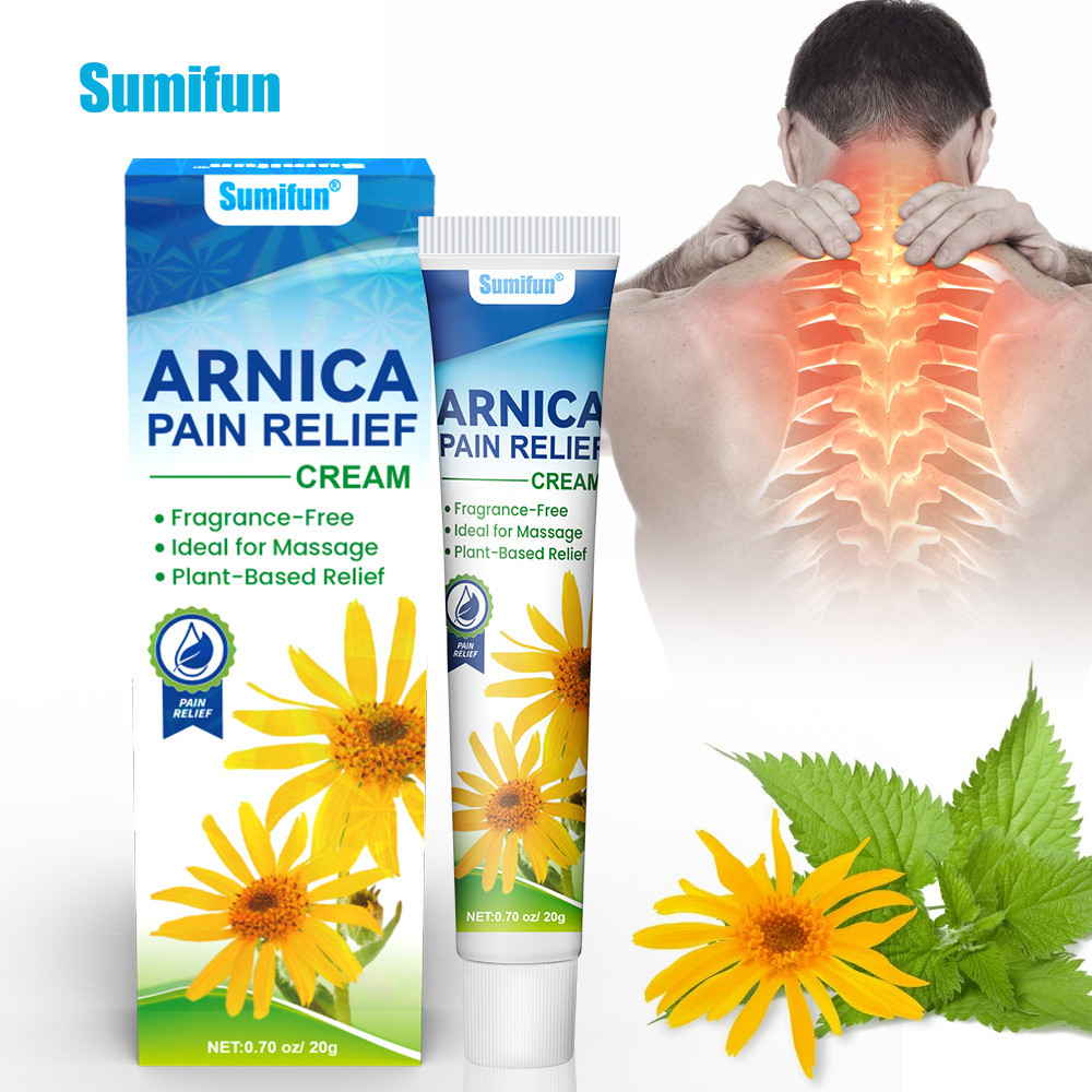 [สต๊อกพร้อม] sumifun Cream Arnica Cream External Use Muscle Joint Stiff Discomfort Care Cream k10214