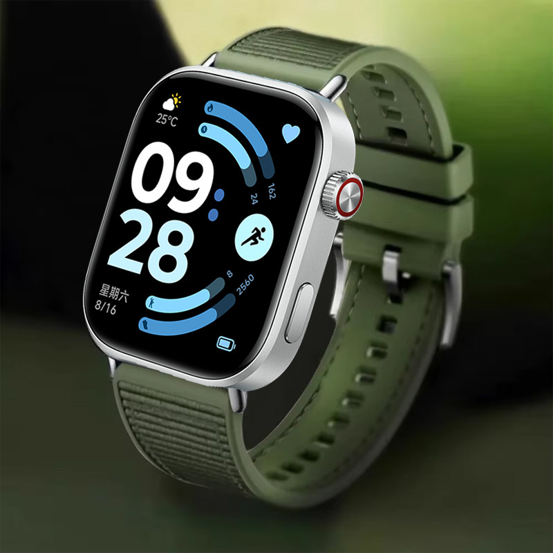 ไนลอน + สายซิลิโคนสําหรับ Redmi นาฬิกา 6 5 4 สายนาฬิกาสําหรับ Mi Band 9Pro /8 Pro Smartwatch Band – โปรปัง