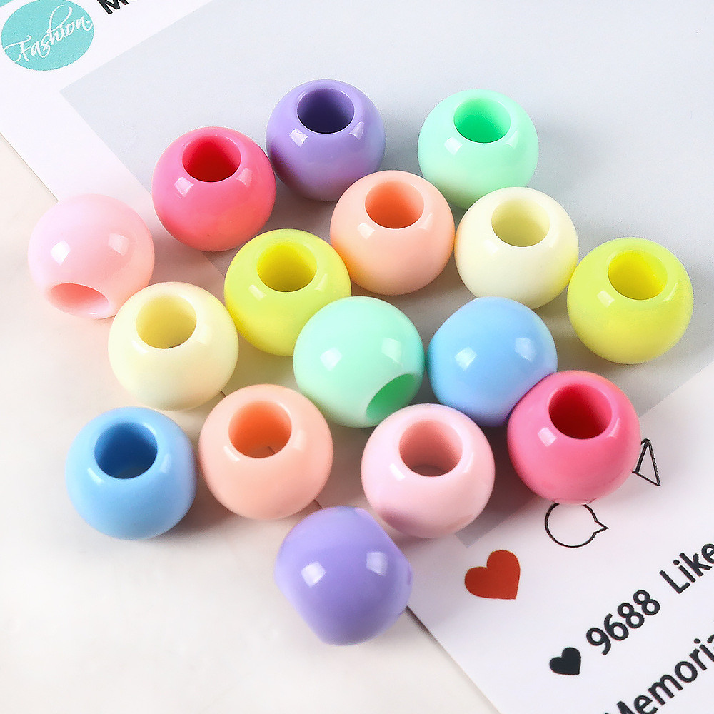 อุปกรณ์ทำเครื่องประดับ DIY กับลูกปัดขนาดต่างๆ สีอะคริลิค สำหรับตกแต่งถังเก็บของ