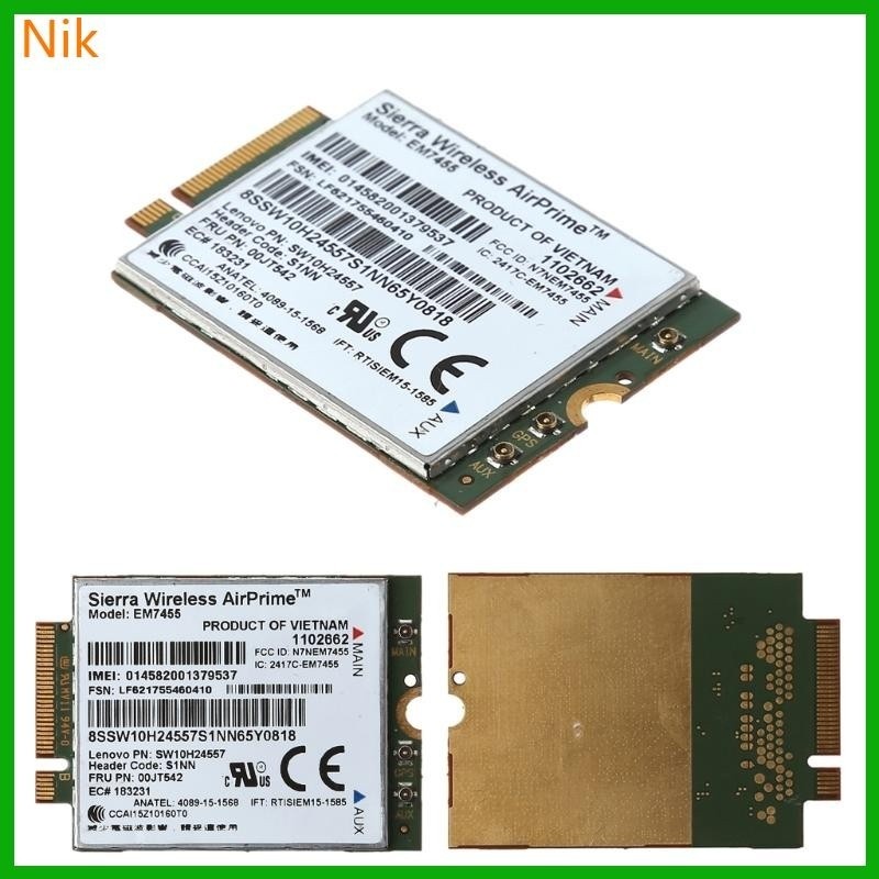 Bllg Sg 4G LTE Wwan Card For Sierra Airprime Em7455 Gobi6000 Fr U S1 Nn For P70 P50 P50s T560 X1 Car