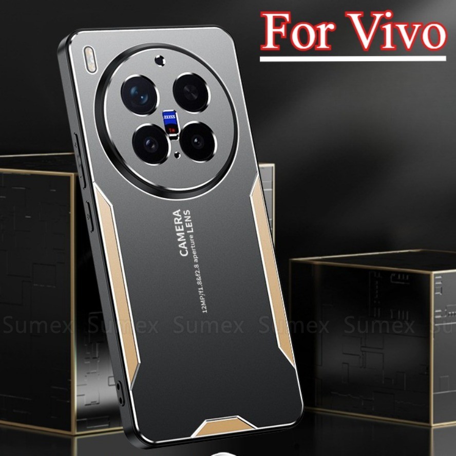 Matte โลหะ Hard เคสโทรศัพท์สําหรับ Vivo X300 Pro 5G กล้องเลนส์ป้องกันกรณีกันกระแทกปกหลัง Vivox300 Ve