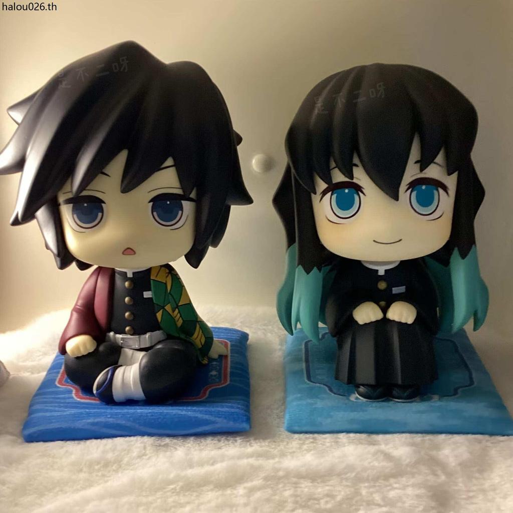 LOOK UP Demon Slayer Tokito Muichiro รูปท่านั่ง Tomioka Giyuu อะนิเมะสองมิติรุ่น Q เครื่องประดับ