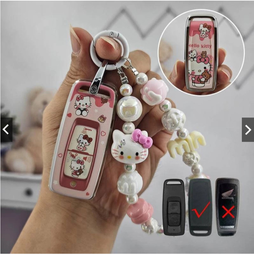 Kitty Honda Locomotive Key Cover adv350 adv150 160 ตะกั่ว125 forza350 fzx150 รีโมทคอนโทรล Key Shell 