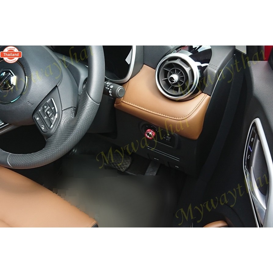 ส่งจากกทมใน 3 วัน วงแหวนครอปุ่มปรักระจกมองข้างสีแดง MG 4, VS HEV, ZS 17-25 หรือ EVไมเนอร์เช้นจ์,ใหม่