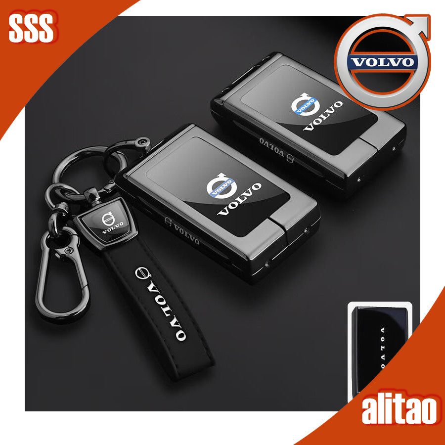 [READY]VOLVO EX30 Business Key shell volvo ex30 Metal Frame Business Key cover Car Smart Key Leather