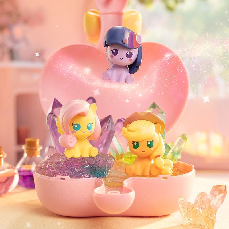 My Little Pony น่ารักเม็ดเครื่องประดับน่ารักกล่องลึกลับรูปของเล่นตุ๊กตาเด็กของขวัญวันเกิดส่งตุ๊กตาเด็ก