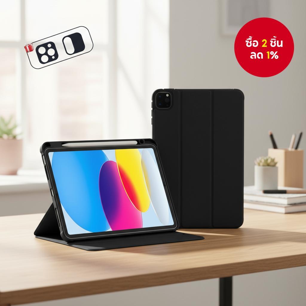 เคสป้องกันแท็บเล็ตพร้อมขาตั้งหมุน 360° สําหรับ Apple iPad 10.9 Gen 10 4 5