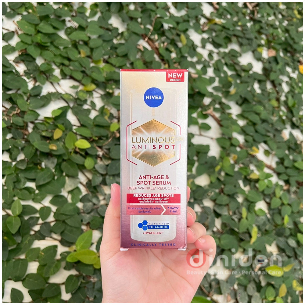 ((dinidon Shop)) Nivea Luminous630 Antispot Anti-Age Spot Serum 30 Ml. นีเวีย ลูมินัส630 แอนตี้-เอจ แอนด์ สปอต เซรั่ม