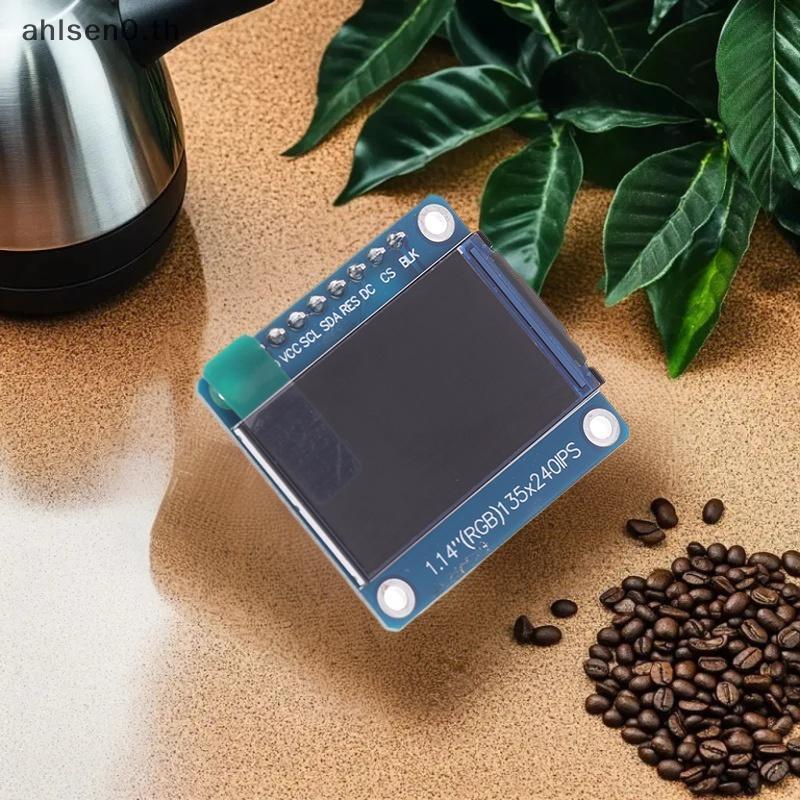 Ahlsen0 1.14 นิ้ว SPI Serial Port 135x240 Touchscreen IPS TFT Display ST7789 135x240 SPI 8-Pin 65K ส