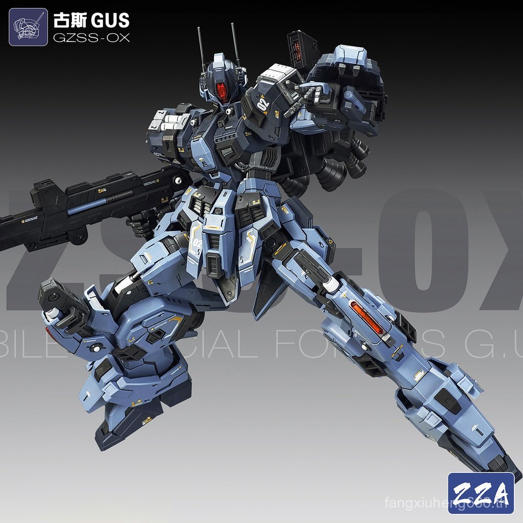 ZZA รุ่น GUS GUS GZSS-OX 1/100 ประกอบ Gushuang Mecha รูปตกแต่ง Boy