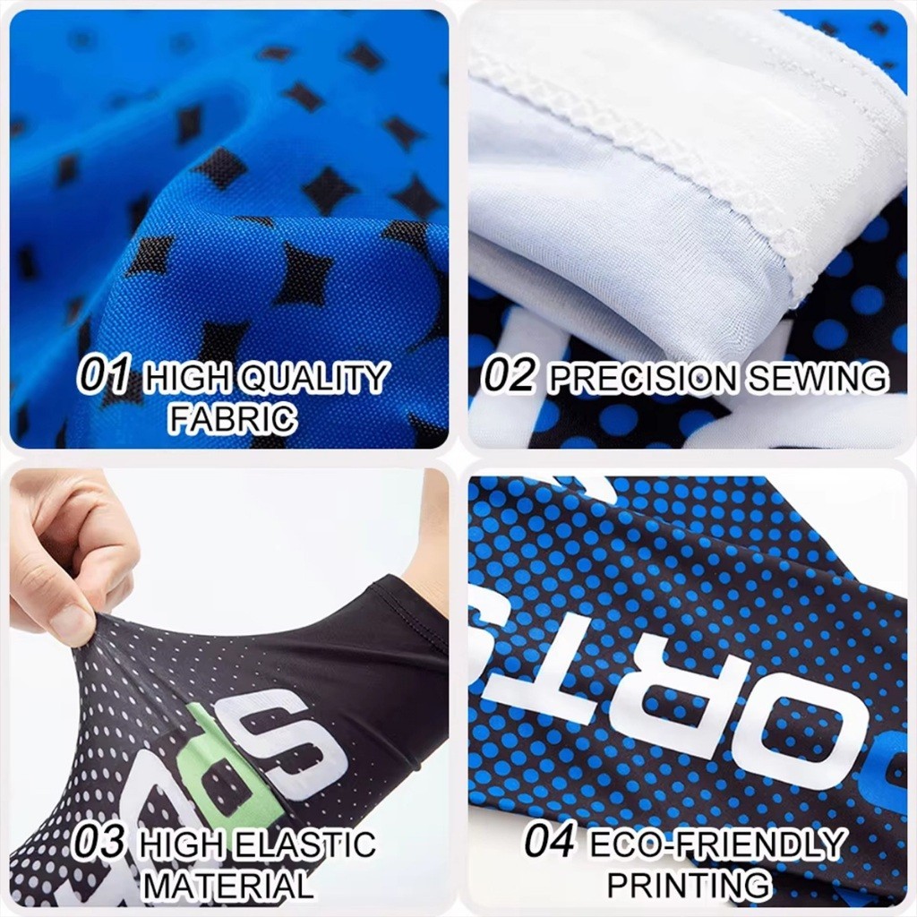 เก็บปลายทาง！1คู่ ปลอกแขนกันแดด UV ผ้าลื่น สำหรับขับรถ มอเตอร์ไซค์ กลางแจ้ง อเนกประสงค์ หลายสีให้เลือก - รูปที่ 6