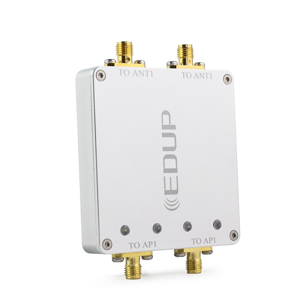 เครื่องขยายสัญญาณ 2.4+5.8 Ghz Dual Channel Power Amplifier เครื่องขยายสัญญาณเครือข่ายเราเตอร์ 4W