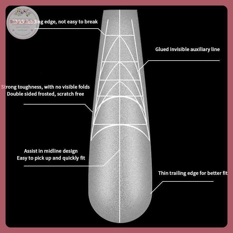 STHB 320 ชิ้นอัลมอนด์โลงศพเล็บเคล็ดลับเสริมเส้นมัลติฟังก์ชั่เจลนุ่มเต็มปกเล็บปลอมสําหรับขยายกดบนเล็บ