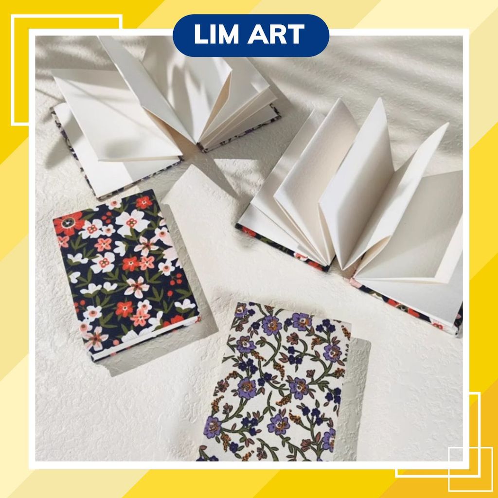 ARTISTIC FOLDING WATERCOLOR DRAWING BOOK - LIM ART CLASSIC PATTERN DESIGN