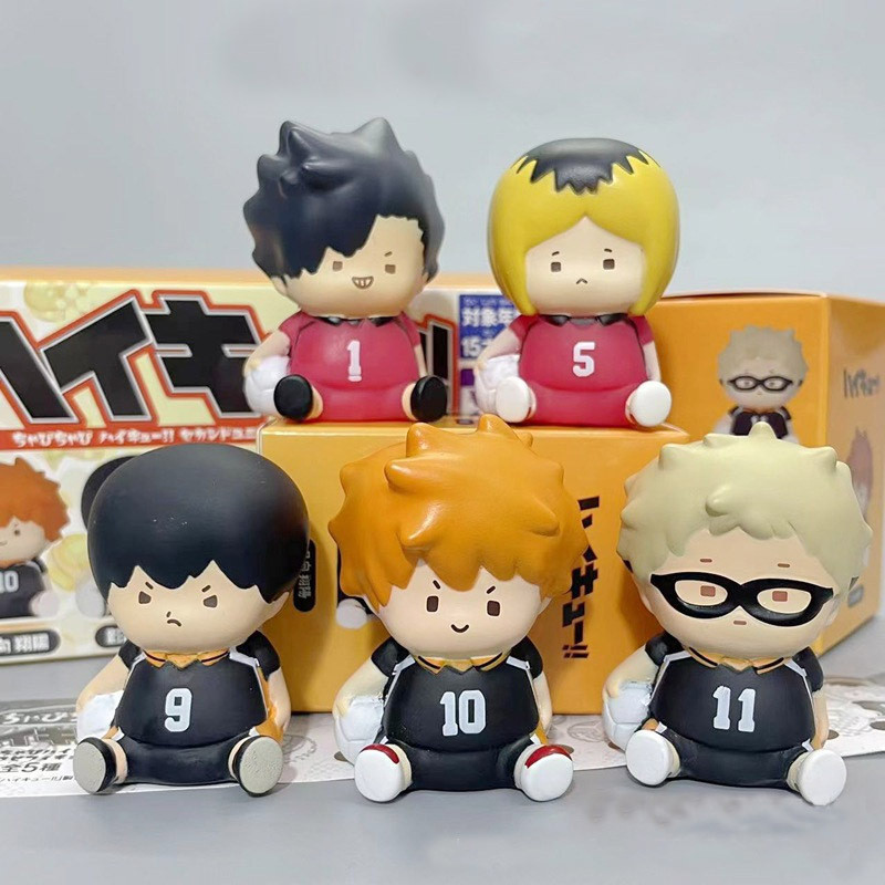 5 ชิ้น/เซ็ต 5.5 ซม.< Volleyball > Action Figure ของเล่นรุ่น Q Kenma Kozume Shoyo Hinata Kotaru Bokut