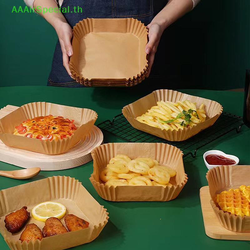 AAAirSpecial Air Fryer Paper Square Disposable Air Fryer Baking Paper Non-Stick Parchment Paper For 