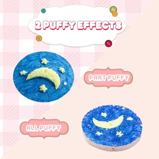 10 ชิ้น DIY โฟมภาพวาดเนื้อกระดาษหัตถกรรมของเล่นเพื่อการศึกษา Puffy Texture กระดาษวาดเครื่องมือสําหรับเด็ก